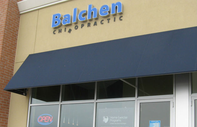 Balchen Chiropractic Entrance Sign